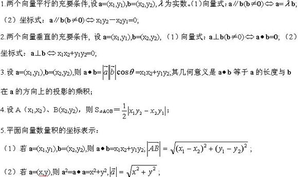 2022年山东成人高考高起点《数学（文）》科目知识精讲4：平面向量